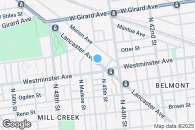 Map image of the property - 4512 Lancaster Ave