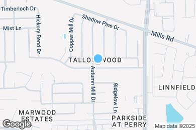 Map image of the property - 9922 Appleridge Dr