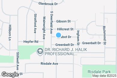 Map image of the property - 3003 Cabot Dr