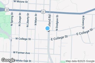 Map image of the property - 726 N Noland Rd