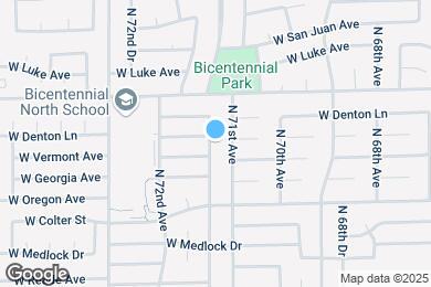 Map image of the property - 5415 N 71st Dr