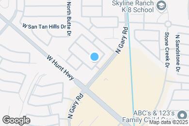 Map image of the property - 1741 W Desert Mountain Dr
