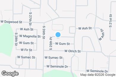 Map image of the property - 2434 W Magnolia St