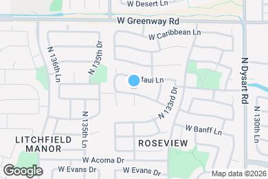 Map image of the property - 13414 W Port Royale Ln