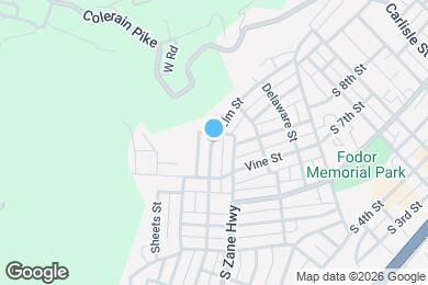 Map image of the property - 714 Elm St