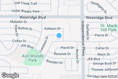 Map image of the property - 10212 Coolidge Dr