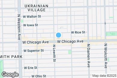 Map image of the property - 2146 W Chicago Ave