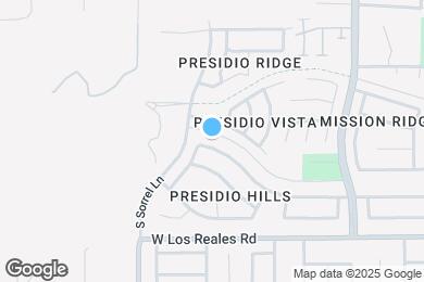 Map image of the property - 3652 W Avenida Obregon