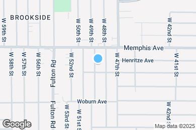 Map image of the property - 4325 W 49th St
