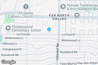 Map image of the property - Prestonwood Hillcrest Apartments