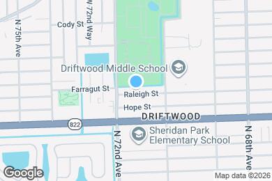 Map image of the property - 7141 Raleigh St