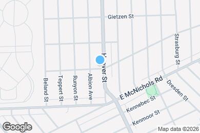 Map image of the property - 17303 Hoover St