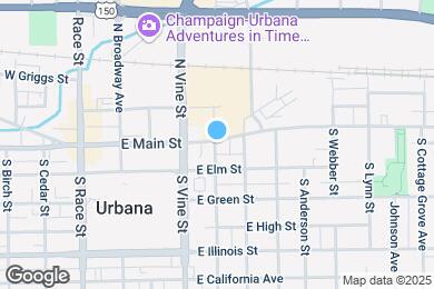 Map image of the property - 106 S Urbana Ave