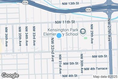 Map image of the property - 820 NW 31st Ave
