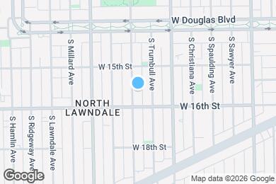 Map image of the property - 1537 S St Louis Ave