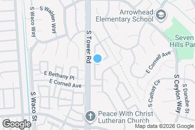 Map image of the property - 18504 E Bethany Pl