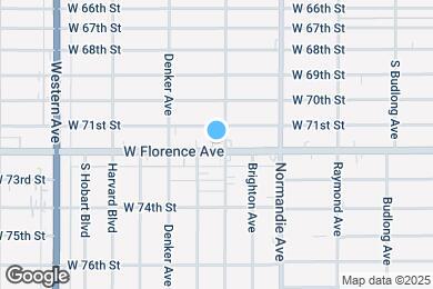 Map image of the property - 1509 W Florence Ave