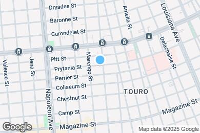 Map image of the property - 4008 Prytania St