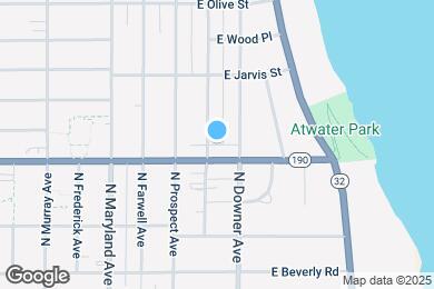 Map image of the property - 4012 N Stowell Ave