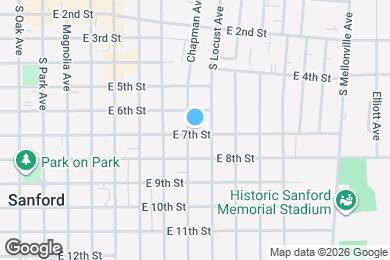 Map image of the property - 700 E 7th St