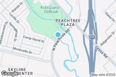 Map image of the property - 1126 Peachtree