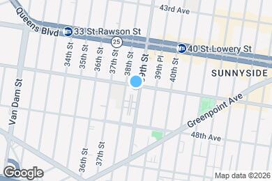 Map image of the property - 38-18 47th Ave