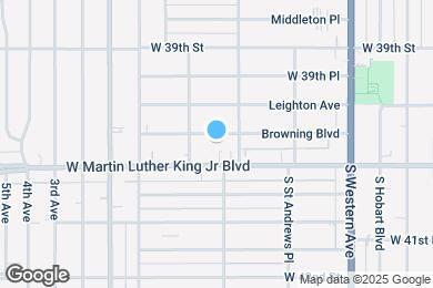 Map image of the property - 1924 Browning Blvd