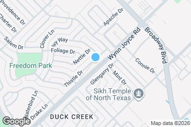 Map image of the property - 446 Thistle Dr