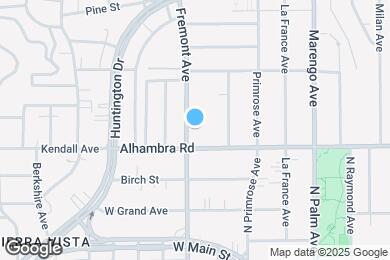 Map image of the property - 2054 Fremont Ave