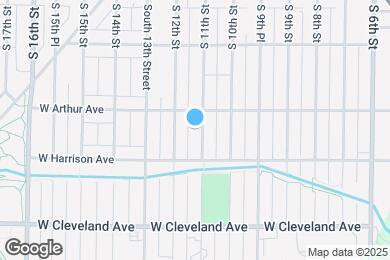 Map image of the property - 2527 S 11th St