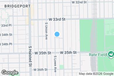 Map image of the property - 3405 S Lowe Ave