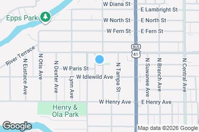 Map image of the property - 6008 N Highland Ave