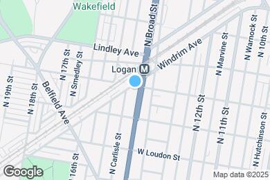 Map image of the property - 4946 N Broad St