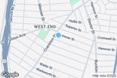 Map image of the property - 219 Bellevue Ave