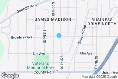 Map image of the property - 1704 S 21st St