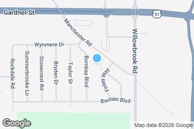 Map image of the property - 15544 Finley Way