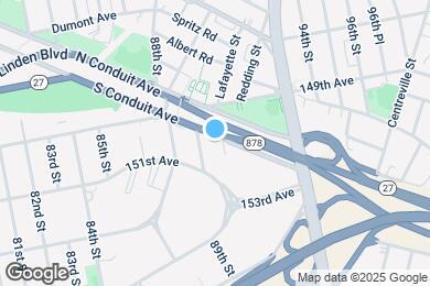 Map image of the property - 89-18 S Conduit Ave