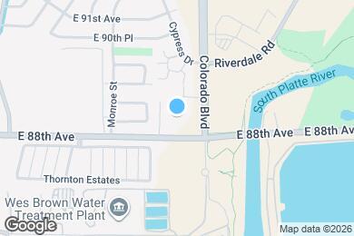 Map image of the property - 8813 Colorado Blvd