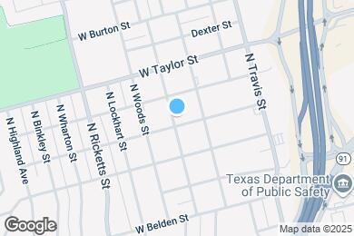 Map image of the property - 327 W Texas St