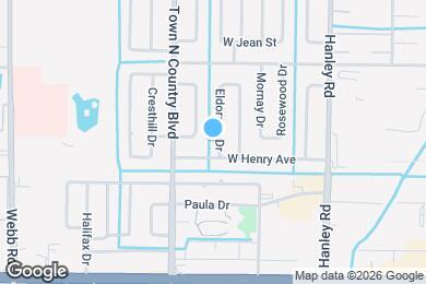 Map image of the property - 6006 Eldorado Dr