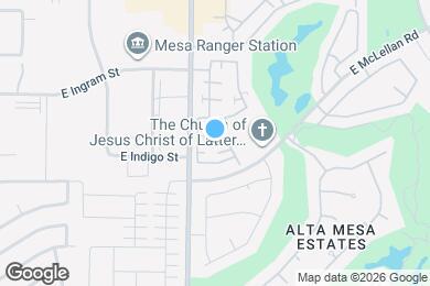 Map image of the property - 1652 N Serina