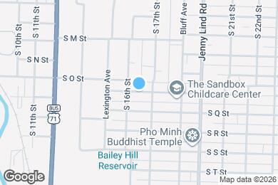 Map image of the property - 1612 S P St