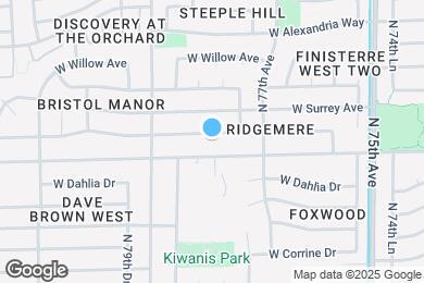 Map image of the property - 7743 W Dreyfus Dr