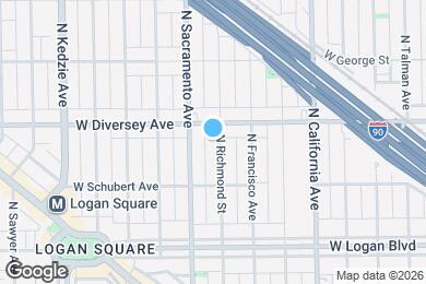 Map image of the property - 2742 N Richmond St