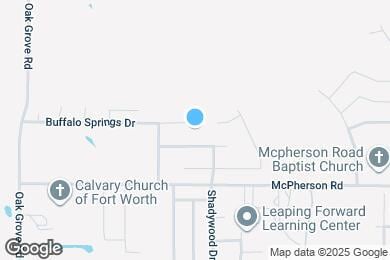 Map image of the property - 1032 Buffalo Springs Dr