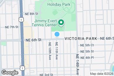 Map image of the property - 601 NE 11th Ave