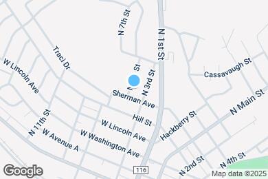 Map image of the property - 710 N 5th St