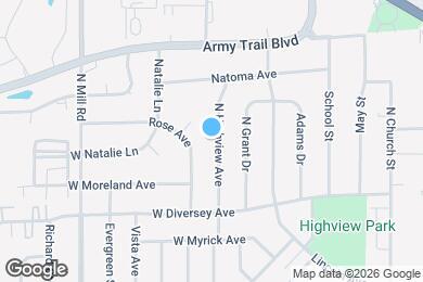 Map image of the property - 46 N Highview Ave