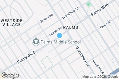 Map image of the property - 10742 Palms Blvd