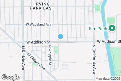 Map image of the property - 3601 N Sacramento Ave